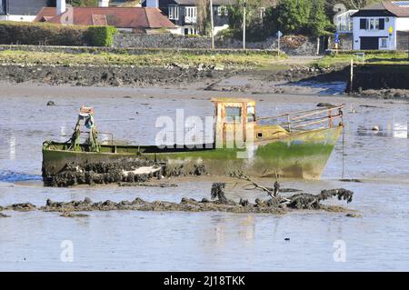 Verlassene Fischerboot Stockfoto