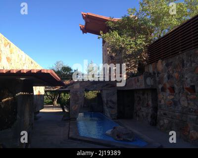 Taliesin West, School of Architecture, Scottsdale, AZ Stockfoto