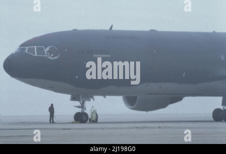 McDonnell-Douglas KC-10 ExtenderAir-to-Air-Tanker. Stockfoto