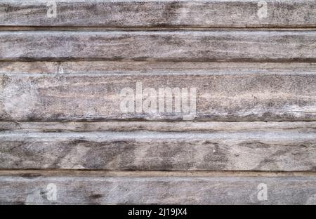 Holzboden mit schöner Textur, horizontalen Linien, Draufsicht. Textur von Holzbrettern. Stockfoto