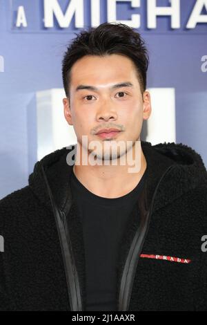 Jason Wong nimmt an der britischen Sondervorführung von „Ambulance“ in London Teil Stockfoto