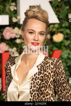 LONDON, ENGLAND - 22. MÄRZ: Jessica Madsen nimmt an der Weltpremiere