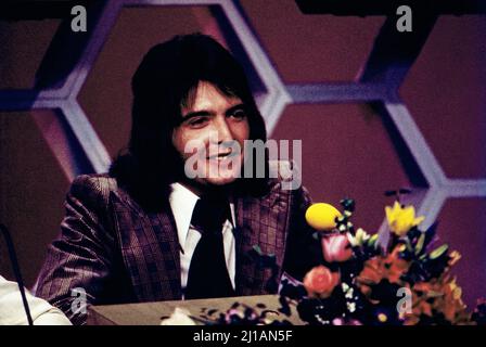 Dalli Dalli, Spielshow, Deutschland 1971 - 1986, Sendung vom 11. April 1974, Mitwirkende: Kandidat Schlagersänger Bernd Clüver Stockfoto