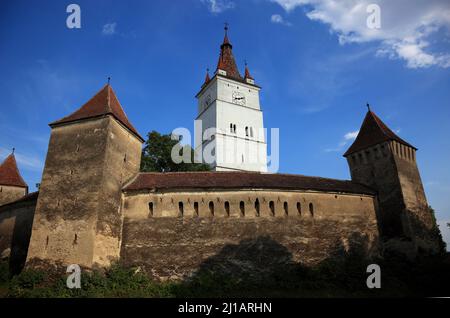 Kirchenburg in Honigberg, Harman, Kreis Brasov, Siebenbürgen, Rumänien / Kirchenburg in Honigberg, Harman, Brasov County, Siebenbürgen, Rumänien (A Stockfoto