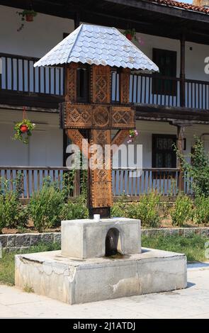 Männerkloster Cocos, bei Tulcea, Dobrudscha, Rumänien / Cocos Monastery for Men, bei Tulcea, Dobruja, Rumänien (Aufnahmedatum kann abweichen) Stockfoto