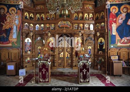 Nonnenkloster Saon, Manastirea Saon, bei Tulcea, Dobrudscha, Rumänien / Saon Nunnery, Manastirea Saon, bei Tulcea, Dobruja, Rumänien (Aufnahmedatum Stockfoto