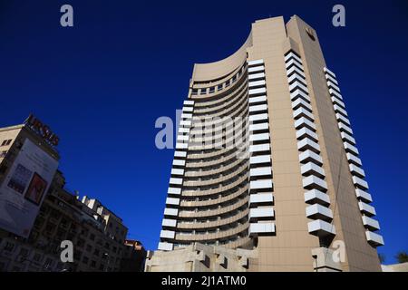 Hotel Intercontinental in Bukarest, Rumänien / Hotel Intercontinental at Bucarest, Romania (Aufnahmedatum kann abweichen) Stockfoto