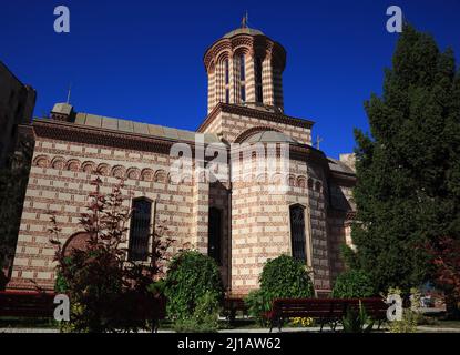 Biserica Domneasca, Alte Fürstenkirche, die Verkündigung Sant Anthony, älteste Kirche von Bukarest, Rumänien / Biserica Domneasca, Chur des Alten Prinzen Stockfoto