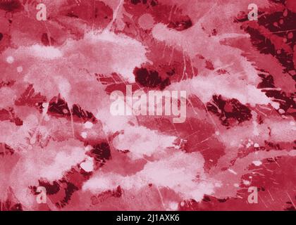 Farbspritzer auf dem Bogen Stockfoto