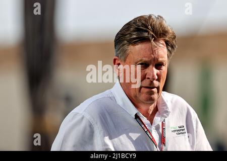 Dschidda, Saudi-Arabien. 24. März 2022. Martin Whitaker (GBR) Saudi Arabischer GP Chief Executive. Großer Preis von Saudi-Arabien, Donnerstag, 24.. März 2022. Dschidda, Saudi-Arabien. Quelle: James Moy/Alamy Live News Stockfoto