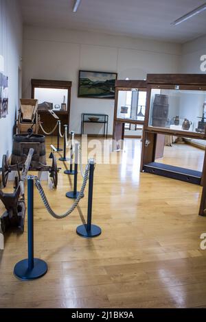 Musée d'Art et d'Histoire d'Albertville : Innenansicht Stockfoto