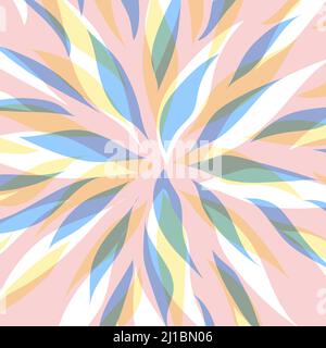 Hintergrund mit bunten organischen Wellen. Bannerdesign für Social Media, Einladung, Poster. Vektorgrafik, flaches Design Stock Vektor