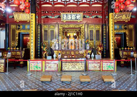 Singapur. Thian Hock Keng Tempel Stockfoto