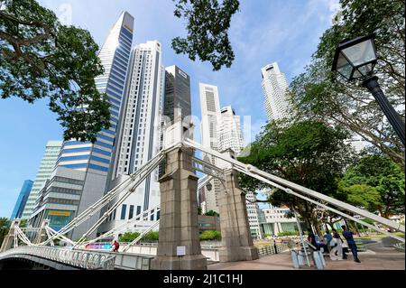 Singapur. Business Financial District Stockfoto