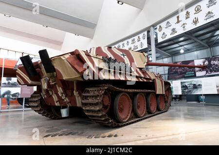 Deutscher Panther-Panzer im Bovington Tank Museum, Dorset Stockfoto