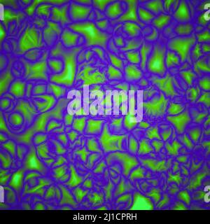 Grün blau lila Farbdiffusion. Glatte Marmorstruktur Glitch Vektor Hintergrund. Aquarell Malerei digitalen Effekt. Einfach zu bearbeitende Designvorlage für Stock Vektor