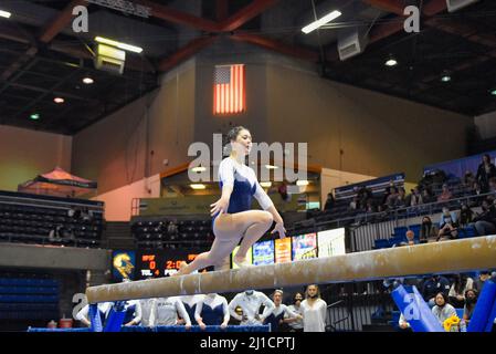 Davis, California USA März 19. 2022 UC Davis vs MOUNTAIN PACIFIC SPORTS FEDERATION DAVIS, CALIF. UNIVERSITY CREDIT UNION CENTER 2. of 5 (196,050) Stockfoto