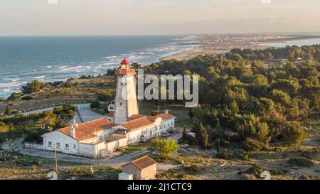 Le phare de Cap Leucate Stockfoto