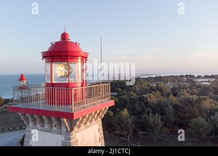 Le phare de Cap Leucate Stockfoto