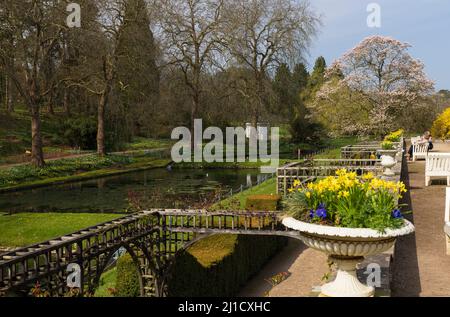 St Fagans Castle Gardens, Cardiff, Wales Stockfoto