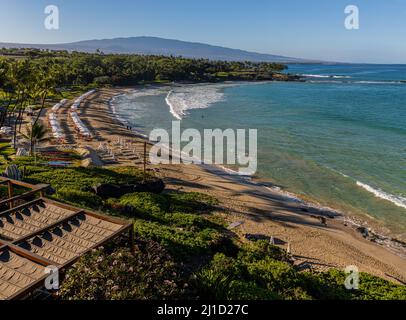 Kauna'oa (Mauna Kea) Beach, Hawaii Island, Hawaii, USA Stockfoto