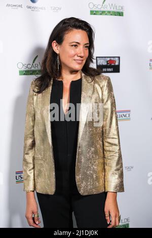 Los Angeles, USA. 24. März 2022. Lisa Joy kommt zu den jährlichen Oscar Wilde Awards 16., die am Donnerstag, dem 24. März 2022, im The Ebell of Los Angeles in Los Angeles, CA, verliehen werden. (Foto von Conor Duffy/Sipa USA) Quelle: SIPA USA/Alamy Live News Stockfoto