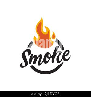 Smoky Arena Logo Design Inspiration Stock Vektor