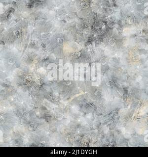 Nahtloses, neutrales und weißes, klassisch-abstraktes Oberflächenmuster für den Druck. Stockfoto
