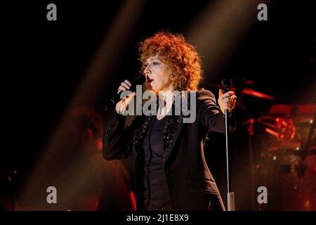 24. März 2022, Bergamo, Provincia di Bergamo, Italien: Fiorella Mannoia Live-Konzert im Creberg Teatro. (Bild: © Andrea Ripamonti/Pacific Press via ZUMA Press Wire) Stockfoto