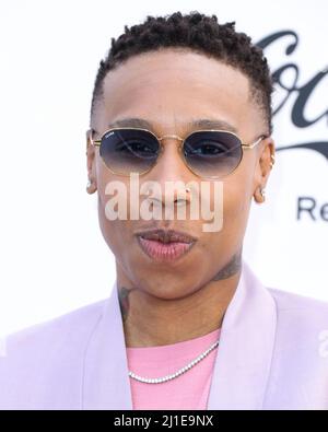 Beverly Hills, Usa. 25. März 2022. BEVERLY HILLS, LOS ANGELES, KALIFORNIEN, USA - 24. MÄRZ: Lena Waitthe kommt zum jährlichen ESSENCE Black Women in Hollywood Awards 2022 15. Luncheon Anniversary mit dem Titel „The Black Cinematic Universe“, das am 24. März 2022 im Beverly Wilshire Four Seasons Hotel in Beverly Hills, Los Angeles, Kalifornien, USA, stattfand. (Foto: Xavier Collin/Image Press Agency/Sipa USA) Quelle: SIPA USA/Alamy Live News Stockfoto