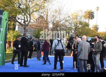 Los Angeles, Kalifornien, USA. 24. März 2022. Ein allgemeiner Blick auf die Atmosphäre bei der Premiere von FX's 'Atlanta'-Saison 3 auf dem Hollywood Forever Cemetery am 24. März 2022 in Los Angeles, Kalifornien, USA. Kredit: Barry King/Alamy Live Nachrichten Stockfoto