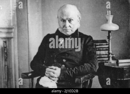 JOHN QUINCY ADAMS (1767-1848) amerikanischer Rechtsanwalt und 6. Präsident der Vereinigten Staaten Stockfoto