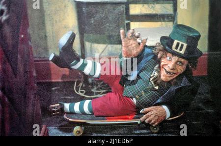 LEPRECHAUN 1993 Trimark Picturs Film mit Warwick Davis als Lubdan Stockfoto