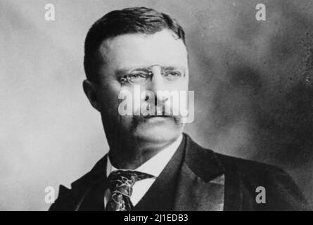 THEODORE ROOSEVELT (1858-1919) 26. Präsident der Vereinigten Staaten, um 1904. Stockfoto
