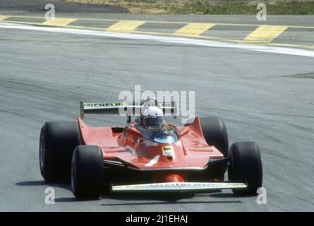 Jody Scheckter (RSA) Ferrari 312T5 Scuderia Ferrari SEFAC Stockfoto