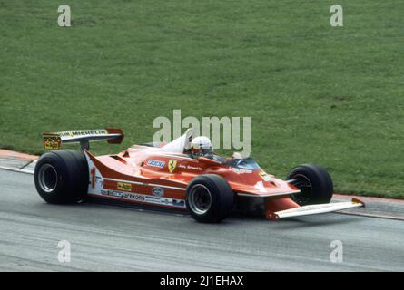 Jody Scheckter (RSA) Ferrari 312T5 Scuderia Ferrari SEFAC Stockfoto