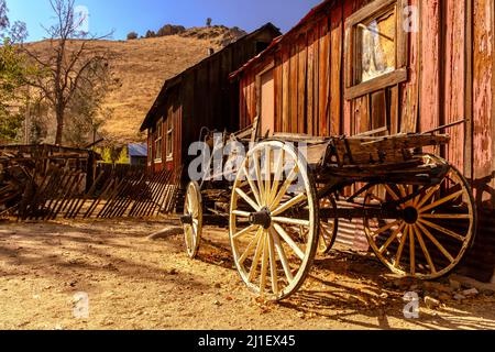 Kalifornien Road Trip Silver City Geisterstadt Wilder Westen Stockfoto