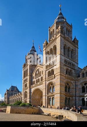 Natural History Museum Eingang Stockfoto