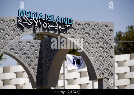 Sakhir, Bahrain. 25. März 2022. Track Impression, F1 Grand Prix of Bahrain auf dem Bahrain International Circuit am 25. März 2022 in Sakhir, Bahrain. (Foto von HIGH TWO) Quelle: dpa/Alamy Live News Stockfoto