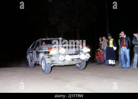 Michele Mouton (FRA) Fabrizia Pons (ITA) Audi Quattro GR4 Audi Sport Stockfoto