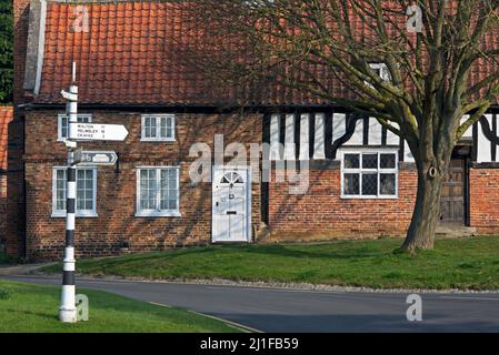 Fachwerkhaus in Easingwold, North Yorkshire, England Stockfoto