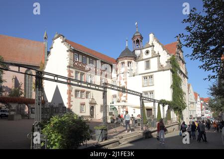 Gotisches Rathaus in Bad Hersfeld, Hessen, Deutschland Stockfoto