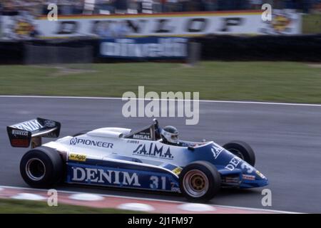 Jean Pierre Jarier (FRA) Osella FA1C Ford Cosworth Stockfoto