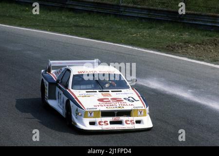 Gianni Giudici (ITA) Guido Dacco' (ITA) Mark Thatcher (GBR)Lancia Beta Montecarlo Turbo GR5 Scuderia Vesuvio Sivama Motor Stockfoto