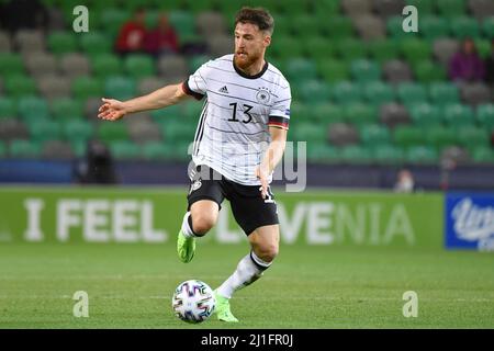 ARCHIVFOTO: Salih Oezcan will für die Türkei spielen. Salih Oezcan (GER), Aktion, individuelle Aktion, individuelles Bild, schlicht, Individuelle Coeer Capture, Gesamtverhältnis Deutschland (GER) -Portugal (por) 1-0, Fußball U-21, UEFA-Europameisterschaft Under21 2021 in Ungarn / Slowenien am 06.06.2021 in Ljubljana , Stadion Stozice. Â Stockfoto