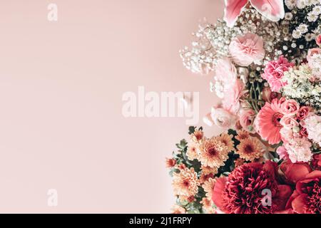 Viele verschiedene Blumen Stockfoto