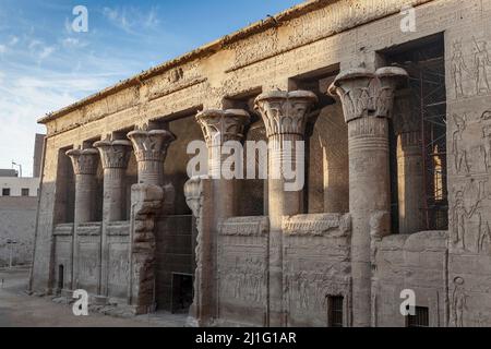 Tempel des gottes Khnum, Esna 41-251 n. Chr. Stockfoto