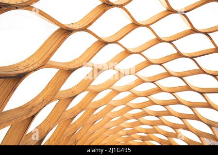 Chicago, IL USA - MÄRZ 2021 der Pavillon im Lincoln Park Zoo. Ein Beispiel für Stadtschutz und Nachhaltigkeit. Stockfoto