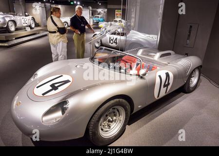 Florida, Süd, Neapel, REVS Institute of Automotive Research, Automobil, Autoautos, Museum, Miles Collier, Privatsammlung, seltene Automobile, Rennwagen, Vintag Stockfoto