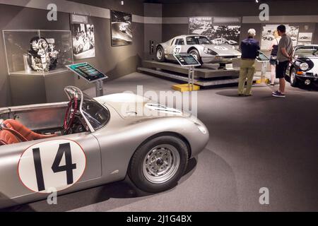 Naples Florida, REVS Institute of Automotive Research, Auto, Museum, Miles Collier, Privatsammlung, seltene Automobile, Rennwagen, Vintage, Konservierung, Ausstellung Stockfoto